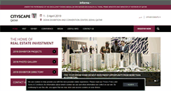 Desktop Screenshot of cityscapeqatar.com